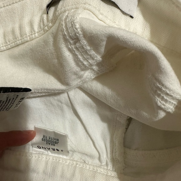 NWOT J Brand White Denim Shorts - Picture 4 of 7